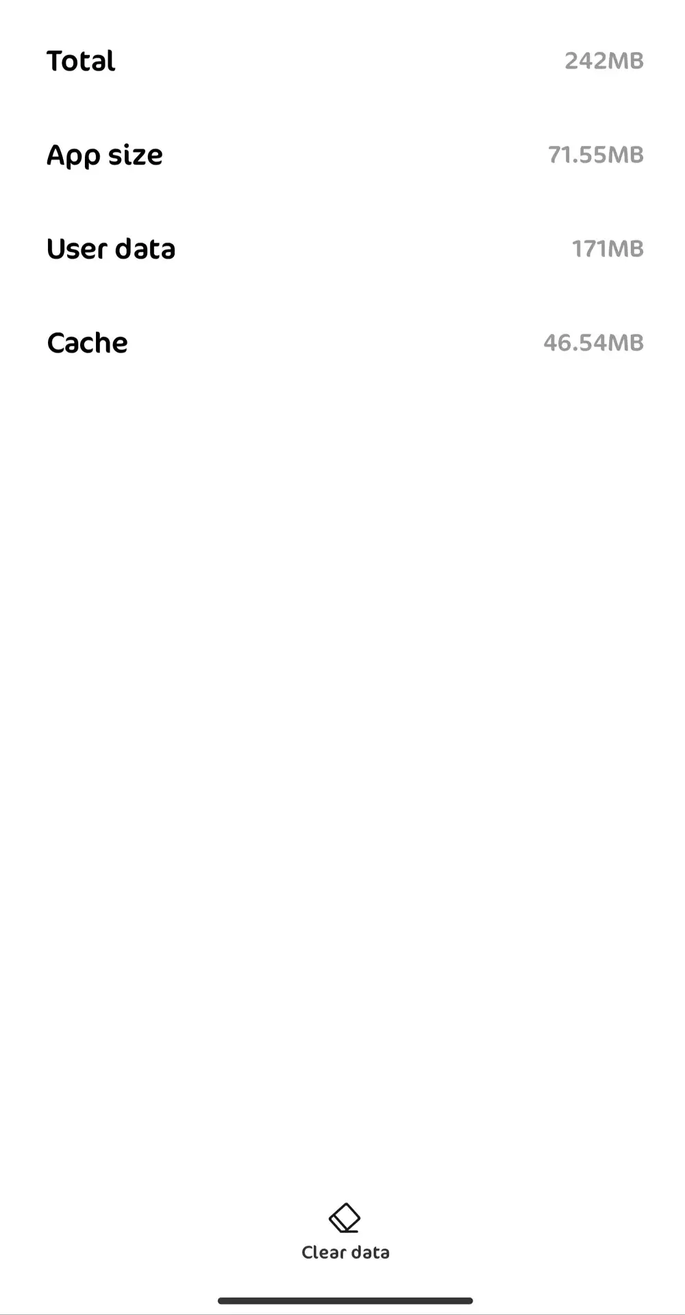 Clear cache and storage of Carrier Hub