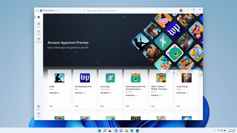 Download Windows Subsystem for Android 12.1 on Windows 11 (WSA)