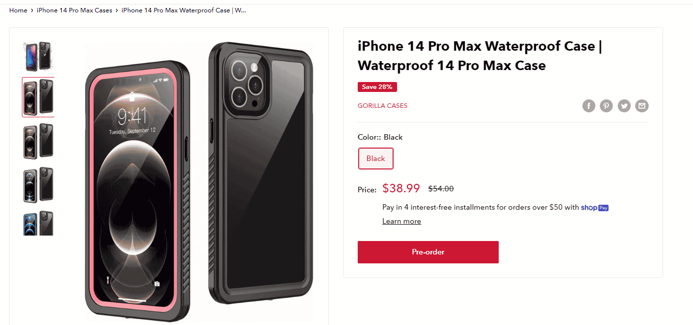 2022 07 11 23 26 12 iPhone 14 Pro Max Waterproof Case