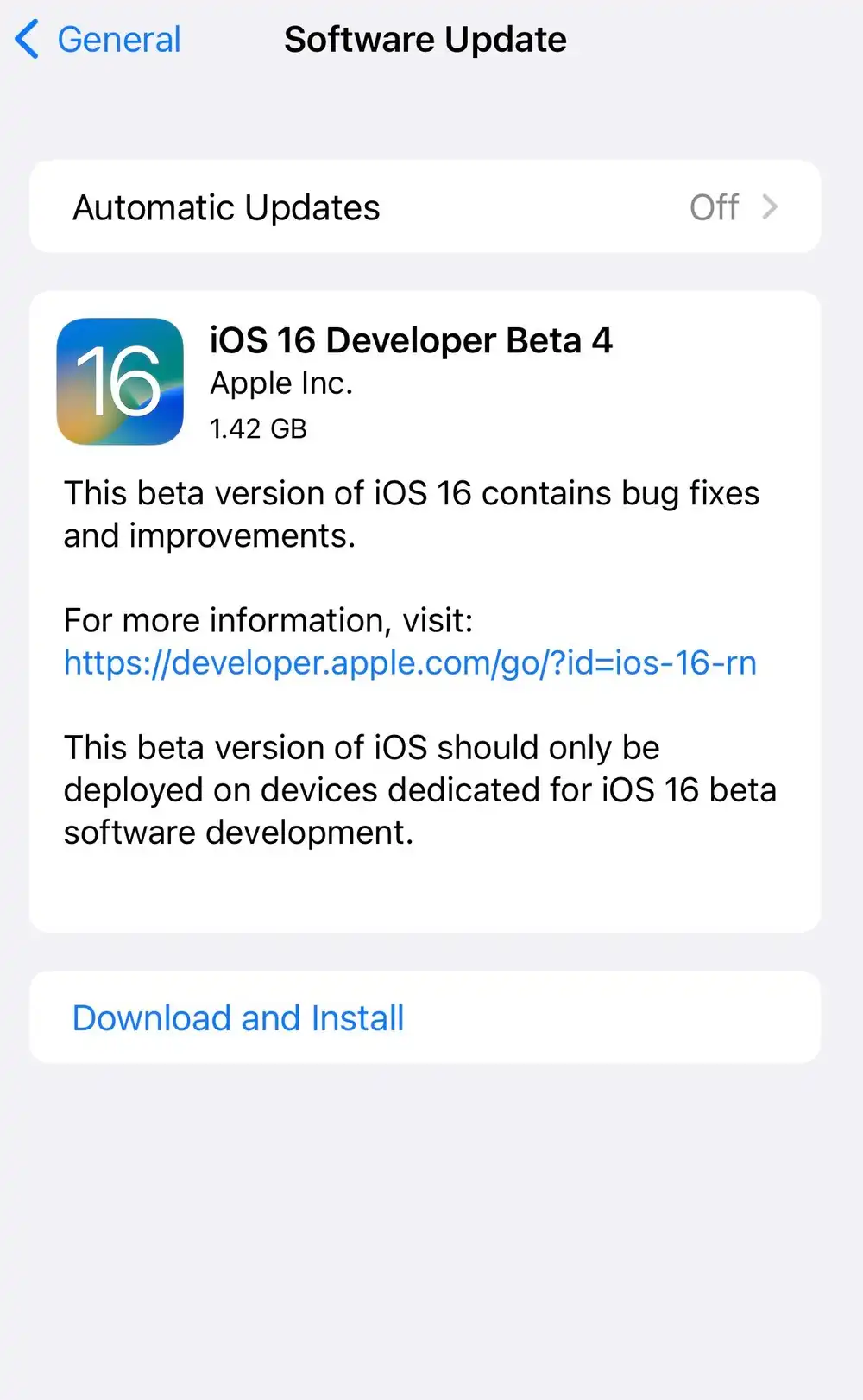 Apple pushed iOS 16 Beta 4 and iPadOS 16 Beta 4 to developers