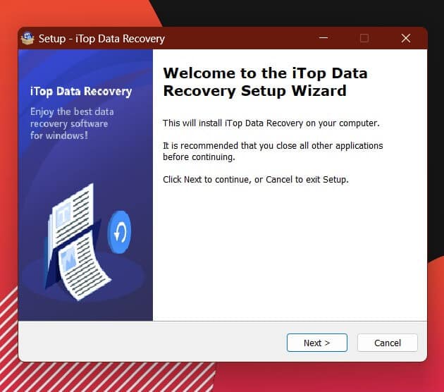 Install iTop recovery