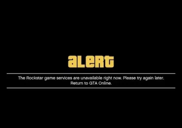 fix GTA 5 Online Error, The Rockstar Game Services Are Unavailable Right Now issue