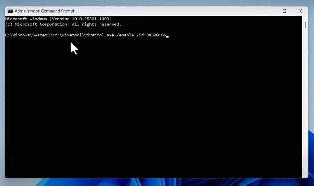Full  Widget Windows 11 Command CMD - Vivetool