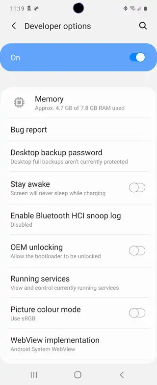 Enable OEM Unlock on Samsung Devices