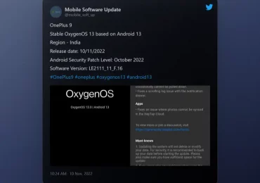 [F.16] Stable OxygenOS 13 for OnePlus 9/9 Pro released