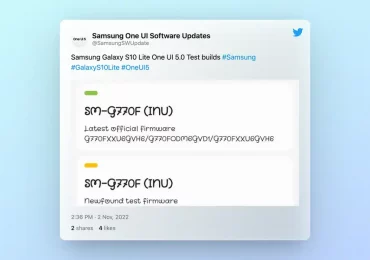 One UI 5.0/Android 13 update testing underway for Samsung Galaxy S10 Lite