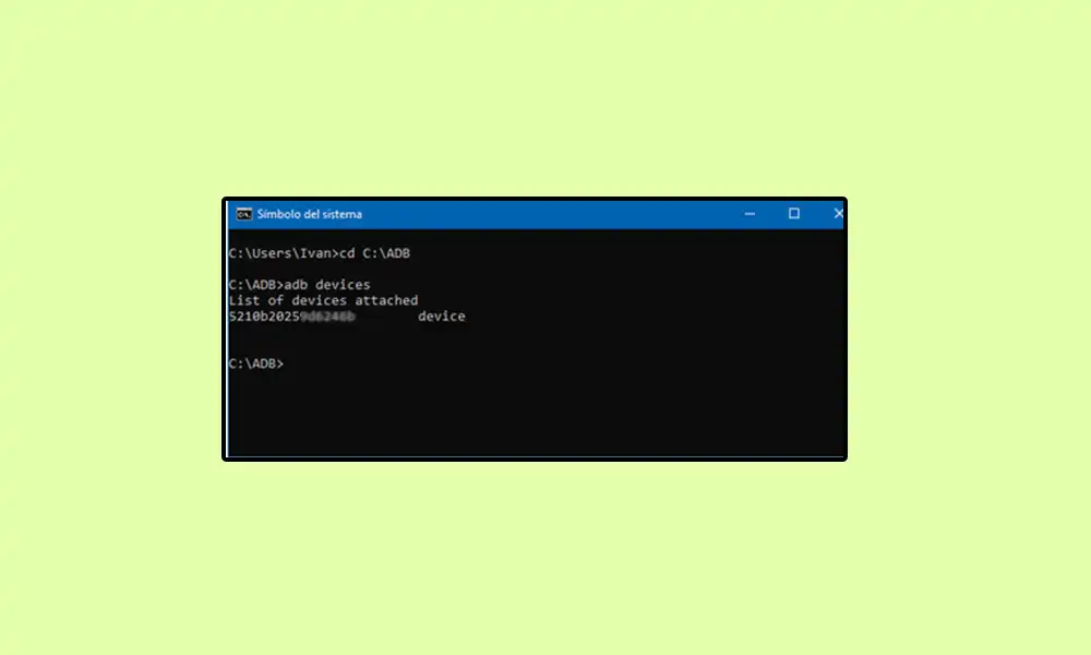 adb devices on command prompt