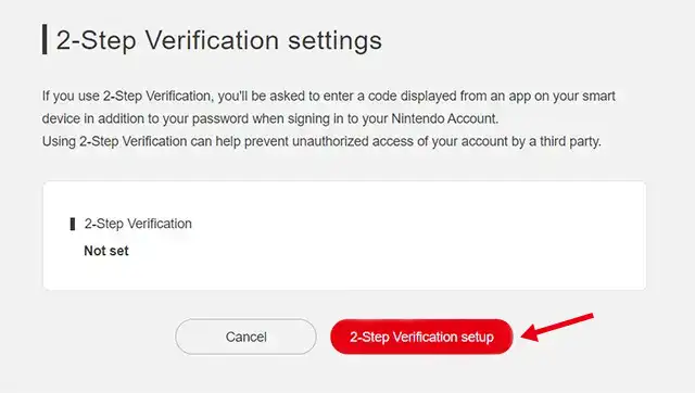 Enable Two Factor Authentication (2FA) for Nintendo Switch Account-2