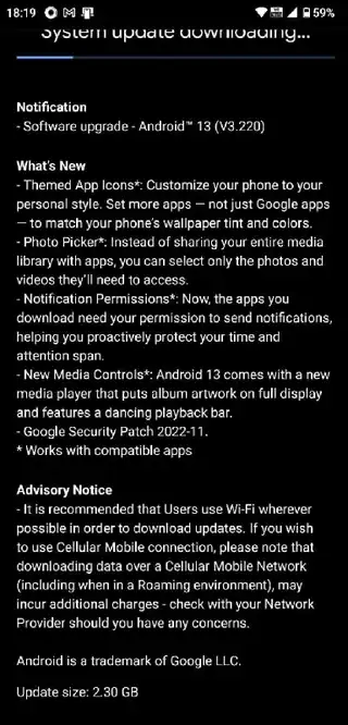 Nokia XR20 5G Android 13 Update- Screenshot