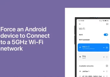 How to force an Android device to Connect to a 5GHz Wi-Fi network?