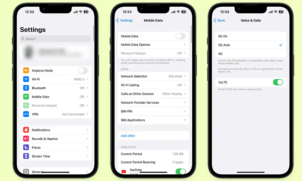 How to Enable/Use 5G with Jio and Airtel on iPhone in India