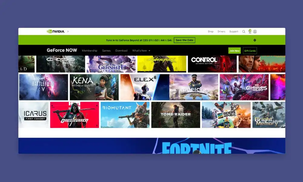 Nvidia GeForce Now Games List- All Games Available as of 2023