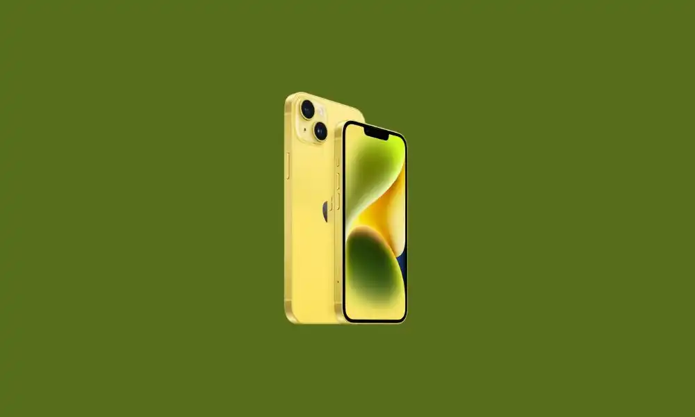 Download Yellow iPhone 14 Wallpapers in high quality