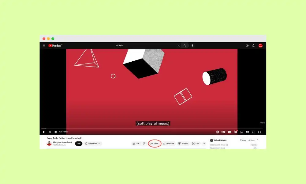 How to See the Number of Shares on Youtube?