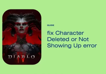 How to fix Character Deleted or Not Showing Up error on Diablo IV