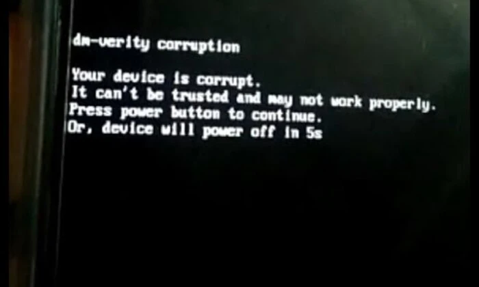 How to fix DM Verity Corrupt after Unlocking Bootloader
