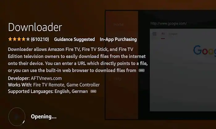 Open Downloader App On Amazon Fire Stick 