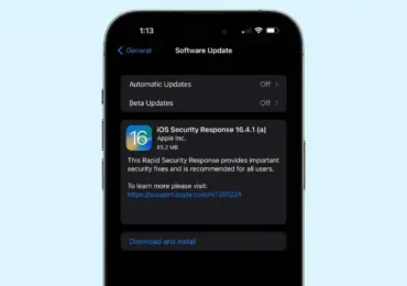 [Fix] Cannot Remove Apple Security Update/Rapid Security Response