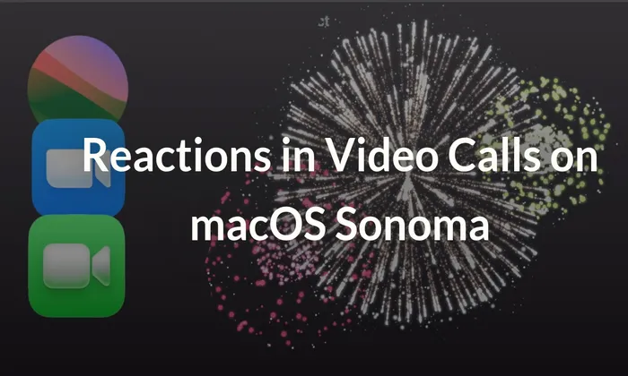 Reactions in Video Calls on macOS Sonoma