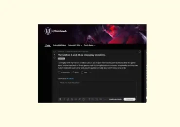 Rainbow Six Siege Crossplay Crash Issue Reported By A Reddit User