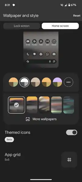 Themed Icon Settings 3