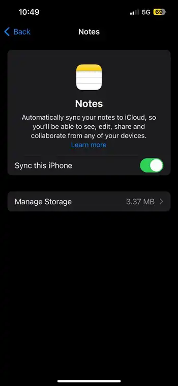 Apple Note Sync