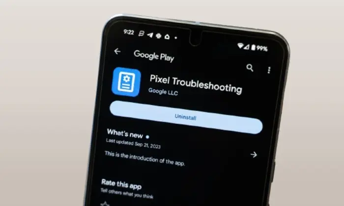 Pixel Troubleshooting app