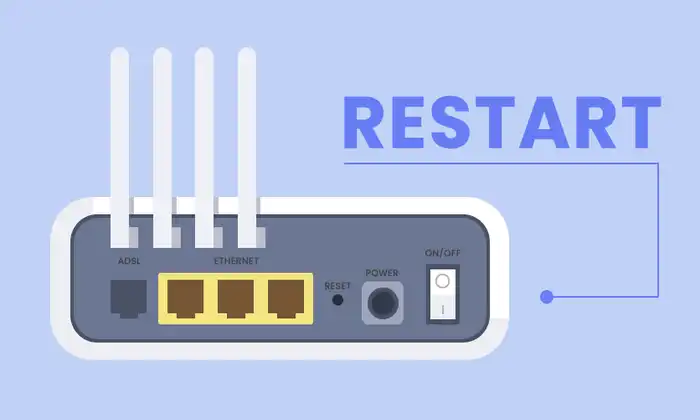 Restart router (Ugreen blog)