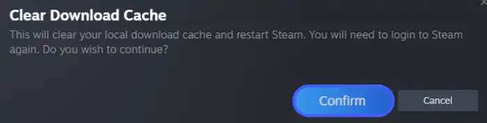 Clear Steam Download Cache - Step 2