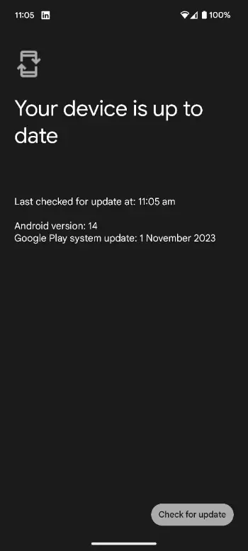 Google Play System Update Step 3