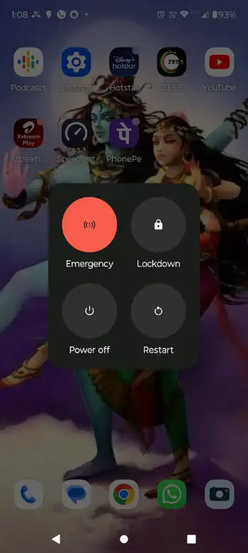 Android power off menu on vanila aosp