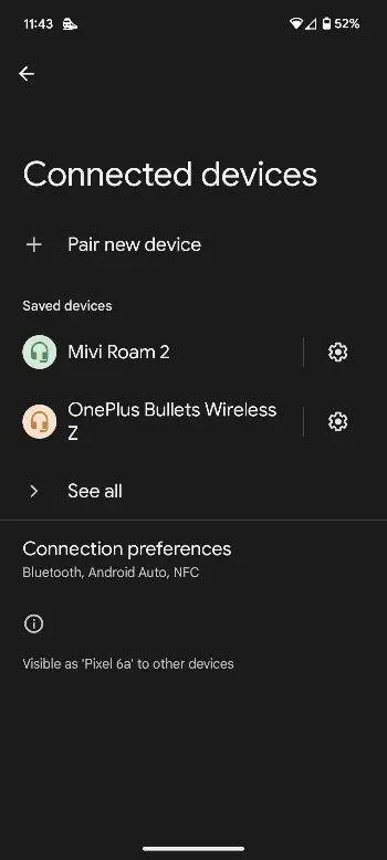 connected devices bluetooth