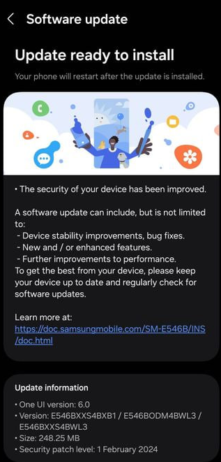 Samsung Galaxy F54 5G February 2024 Security Update arrives in India