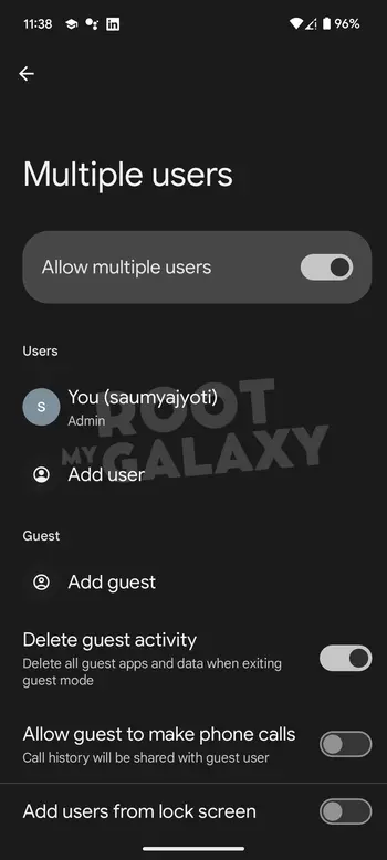 Allow Multiple Users