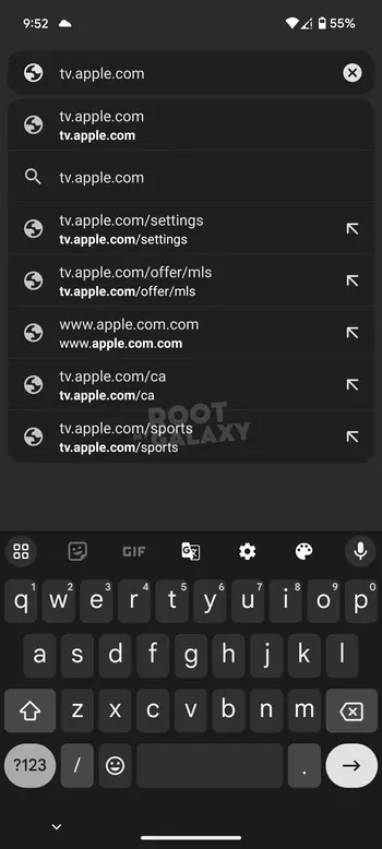 Install apple tv on android step 1