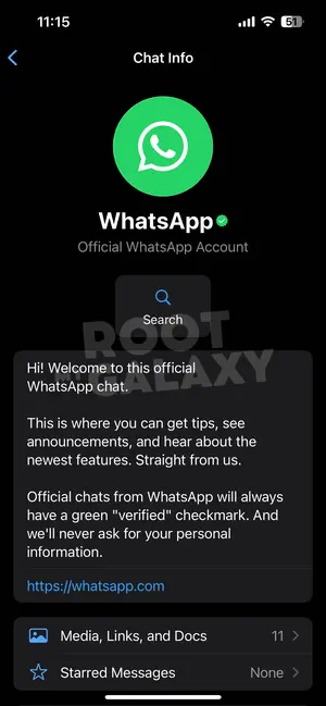 Whatsapp chat export