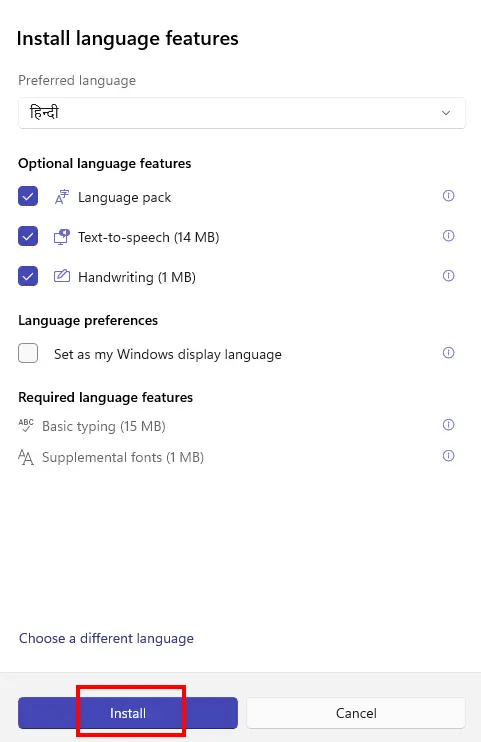 Steps to Change Keyboard Language in Windows 11