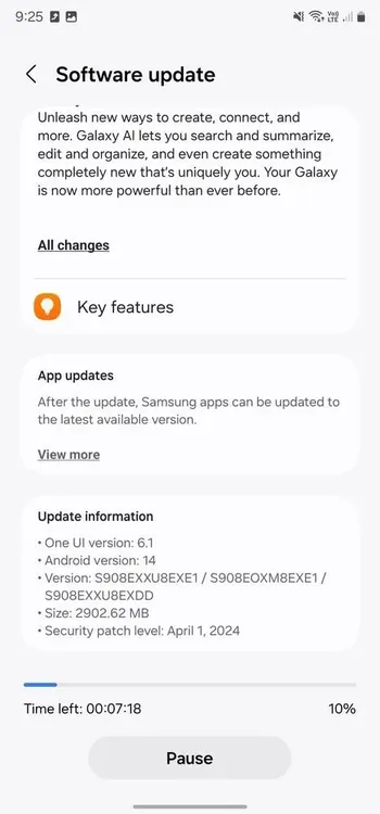 Galaxy S21 One UI 6.1 Update In India