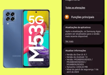 Samsung starts rolling out the One UI 6.1 update to Galaxy M53