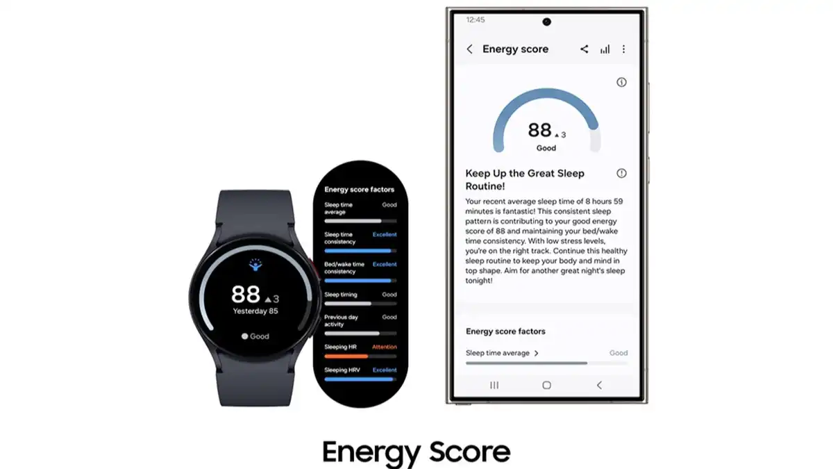 One UI 6 watch Energy Score