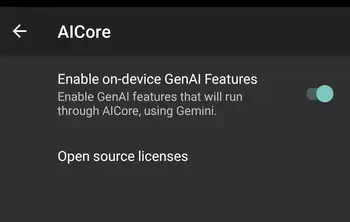 Enable on-device GenAI capability