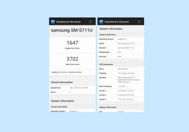 Galaxy S23 FE's Geekbench scores on Android 15 and One UI 7 unveiled