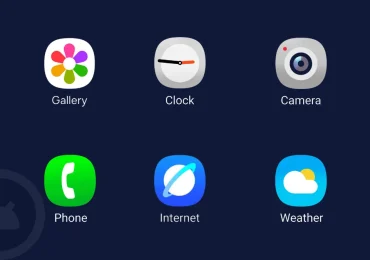 New roumered app icons on One UI 7